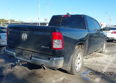 2021 Ram 1500 Big Horn 4X4 5'7 Box from USA, damaged, VIN 1C6SRFFT0MN663748